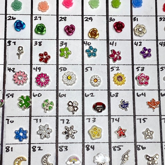 LC-#9 (4X) Nature locket charms - Picture 8 of 10